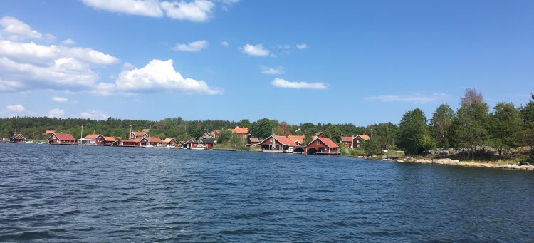 Den här är en bild på skärgård en skärgårdsö