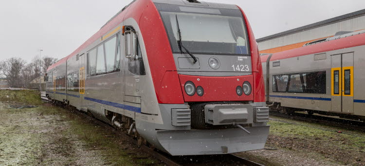 Bild på ett Itino tåg