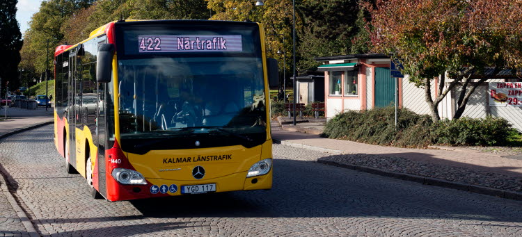 Stadsbuss i linjetrafik i Kalmar stad